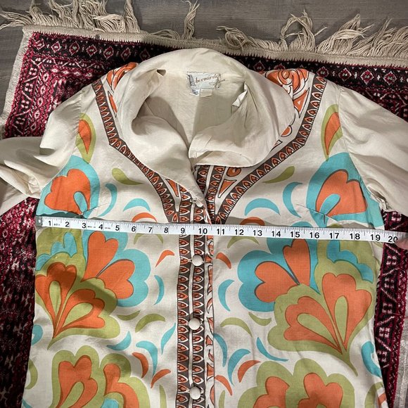 Vintage Mod Bernardo Button Up Dress - Picture 10 of 14